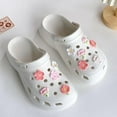 thumbnail image 6 of 11PCS Flower Shoe Charms for Croc Clog Sandals Bracelets Accessories Decoration, Cute Designer Shoe Charms for Girls Kids Teens Adults Women Party Favor, 6 of 7