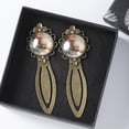 thumbnail image 3 of Marbled Elegant Vintage Copper-Colored Lace Bookmarks - Stainless Steel Reading Accessories for Book Lovers, Set of 2, 3 of 5