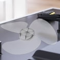 thumbnail image 4 of BESTYASH Mini Fan Blades Light Grey Plastic Replacement 2pcs Quiet Operation For Home Users, 4 of 8