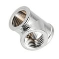 thumbnail image 3 of 3 Way Fitting Splitter Adapter, T Shape Durable and Reliable with  Plating for PC Water Cooling System, 3 of 8