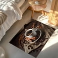 thumbnail image 5 of Coffee Beans Door Mat Modern Hot Coffee Cinnamon Rolls Non Slip Absorbent Entrance Mat Washable Low Profile Indoor Doormat for Front Door Entryway Entry 20"x31", 5 of 9
