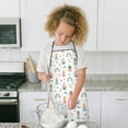 thumbnail image 4 of Rainbow Princess Castle Pattern Kids Aprons for Girls and Boys,Adjustable Neck Strap Toddler Aprons for Kids Cooking Baking, 4 of 6