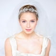 thumbnail image 2 of WRITWAA Bridal Leaf Hair Headband for Women, Elegant and Comfortable Wedding Hair Accessory, 1 Set, 2 of 7