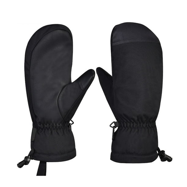 Black on sale ski mittens