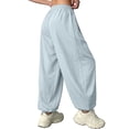 thumbnail image 6 of Ultrave Baggy Harem Pants for Girls Wide Leg Elastic Waisted Pant Summer Workout Trousers for 4-15Y, 6 of 6