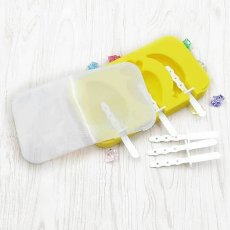 

Fruit Ice Cream Mold Silicone Ice Cream Mold DIY Ice Cream Mold With Cover
