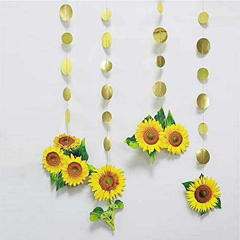 Sunflower Party Decorations Sunflower Garland Banners Sunflower Party  Streamer Summer Sun Flower Hanging Decorations For Baptism Birthday Wedding  Party Supplies - Temu