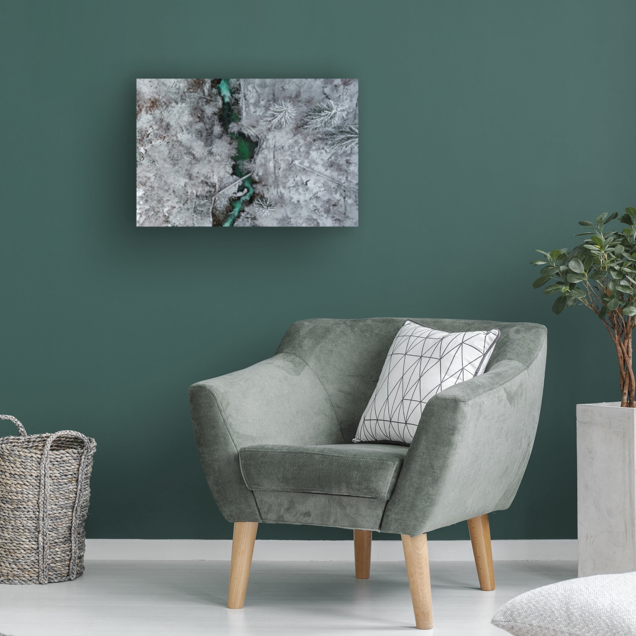 Canvas Wall Art - Jure Kravanja 'Blejski Vintgar, Slovenia' Wall Art for Living Room, Bedroom, or Office Décor by Trademark Fine Art - 19 x 12 Inches