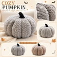 thumbnail image 2 of Pumpkin Throw Pillow | Cozy Soft Halloween Pumpkin Decor | Fall Pumpkin Decor for Home, Seasonal Decorative Accent for Couch and Bedroom, 2 of 8