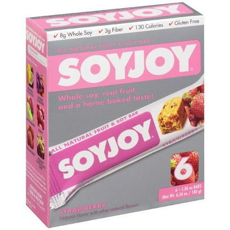 Pharmavite SoyJoy Whole Soy & Fruit Bar, 6 ea