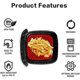 thumbnail image 4 of 2 Pcs Silicone Perforated Air Fryer Liners, Reusable Non-Stick Air Fryer Mat 7.5 inch, 4 of 5
