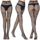 thumbnail image 1 of Paquete de 3 medias de red para mujer, medias suaves transparentes de seda desnuda negra 20 denier LingWen 8390614615168, 1 of 1