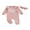 Pink, variant on Sylvamorning Baby Girl Casual Footless Jumpsuit Ruffle Long Sleeve Fuzzy Letter Embroidered Onesie Rompers with Headband Newborn Infant Cute Daily Outfits 0-18 Months