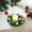 Yellow, variant on Jienlioq Christmas Clearance Scented Christmas Candle Wreath Centerpiece with Essential Oils, Holiday Tabletop Decor for Festive Home Ambiance, Desktop Aromatherapy Decorations