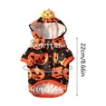 thumbnail image 3 of Halloween Dog Pajamas, Adorable Pumpkin Dog Pjs Pet Onesie Stretchable Doggy Clothes 4 Legs Festival Doggie Jammies Cat Pajamas Halloween Costumes, 3 of 7