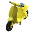 thumbnail image 2 of Motocicleta para casa de muñecas a escala 1:12 para micropaisaje, regalos para niños, color amarillo, 2 of 9