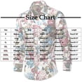 thumbnail image 2 of Ceisia Men's Slim Fit Long Sleeve Button-Down Shirt Vintage Floral Print Casual Summer Top Red XXXXL Gifts, 2 of 5