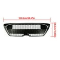 thumbnail image 3 of LABLT Front Bumper Lower Grille For Toyota Corolla LE XLE 2020-2021 Black Silver Trim, 3 of 5