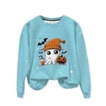 thumbnail image 7 of Hurxie Women's Oversized USA Graphic Sweatshirts Crewneck Patriotic Fleece Pullover Tops Winter Sweater, 7 of 7