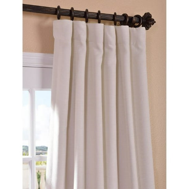 Bellino Cottage White 50 X 120 Inch Blackout Curtain Com 120 Inch Blackout Curtain, 120 Inch Long Blackout Curtains