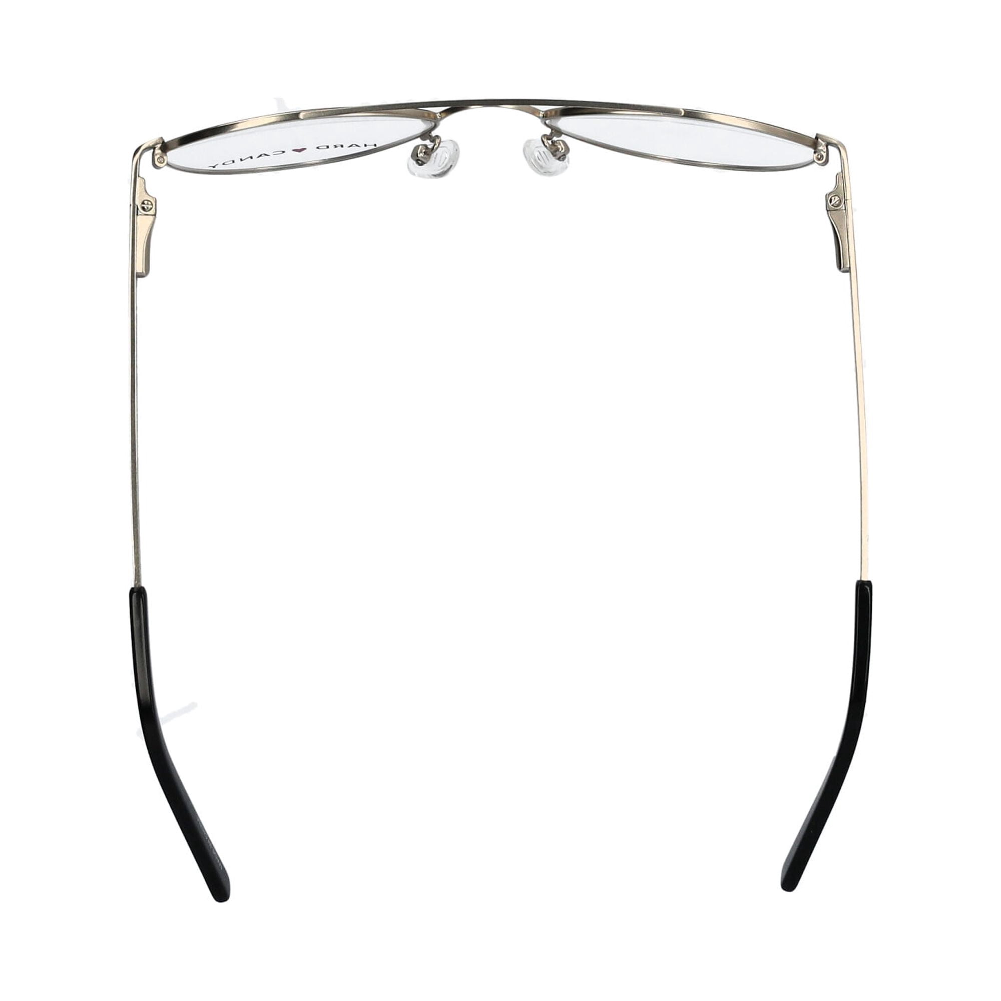 Hard Candy Women's HC54 BLUEGLD Blue/Gold Eyeglass Frames