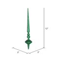 thumbnail image 3 of Vickerman M183304G 12 Po. Embout de Cupola Pailleté Vert 3 par Sac, 3 of 3