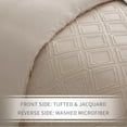thumbnail image 4 of Maple&Stone Queen Duvet Cover Set Pieces Textu Tufted Boho Bedding Sets Zipper Closure Design with Ties Duvet Cover + Pillow Shams Comforter NOT Included ( Queen Siz, 4 of 7