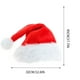 thumbnail image 3 of Santa Hat Party Christmas Decorations One Size Fits All Thickened Large Size, Santa Hat, Party Supplies, Christmas Home Decor, Festive Outdoor, Foldable, Portable, Soft Fleece Material, For Office,, 3 of 9