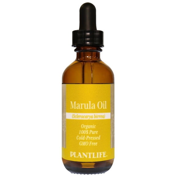 Plantlife Marula Carrier Oil - Cold Pressed, Non-GMO, and Gluten Free Carrier Oils - For Skin, Hair, and Personal Care - 2 oz
