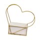 thumbnail image 4 of Cesta de flores en forma de corazón, macetero de metal, decoración, diseño simple, centro de mesa 36CMX22CMX11CM, 4 of 9