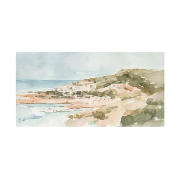 Emma Caroline 'Neutral Seaside II' Canvas Art