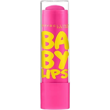 Maybelline New York Baby Lips Moisturizing Lip Balm, Pink Punch, 0.15 oz.