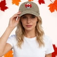 thumbnail image 2 of AJGRHE Unisex Style Baseball Cap With Patriotic Print Adjustable Hat For Outdoor Activities Khaki One Size, 2 of 4