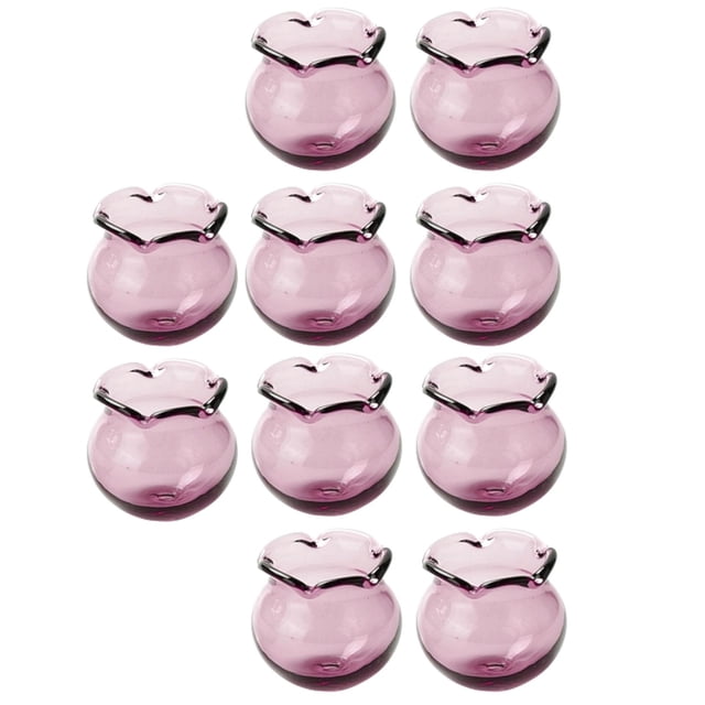veasfak 10 Pieces Earring Making Supplies set Creative Smooth Surface DIY Bracelet Clear Pink