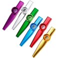 thumbnail image 1 of Ensemble de 6 Pcs Kazoo en Métal Membrane de Musique en 6 Couleurs, Unidirectionnel, 1 of 7