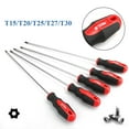 thumbnail image 5 of 1pc 400mm Extra Long Torx Screwdriver, Magnetic Screw Drive, Home Repair Tools, Middle Hole Extended Hexagon Socket Screwdriver, T15, Precision Tool, 5 of 7