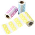 thumbnail image 1 of 3 Rolls Color Thermal Label Paper Strong Adhesive Sticker BPAFree 57x30mm/2.24x1.18in for L1/L2/L2 Pro/L3/L5/L5S Thermal Printer Thermal Labels, 1 of 8