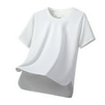 thumbnail image 1 of Men's Plain T-Shirts Polyester Versatile Outdoor Relaxed Summer Comfort, 1 of 7
