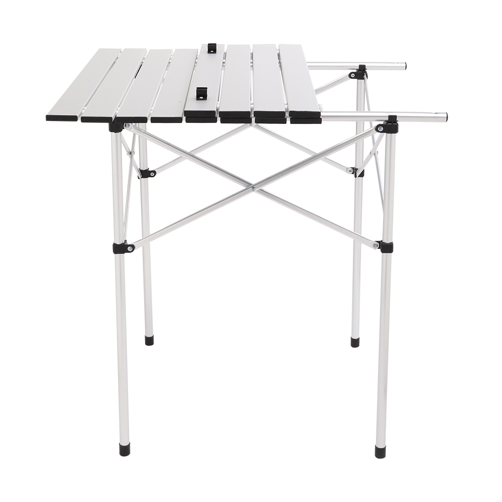 Veryke Folding Camping Table, Folding Table, Utility Table, Portable Indoor Outdoor Picnic Party Dining Aluminum Camp Tables w/ Carry Bag - image 5 of 7
