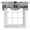 Off-White, variant on Tie Up Valances for Windows, Vintage Gate Adjustable Valance Curtains Window Treatment for Living Room, Farmhouse Wooden Grain Shabby Chic Door Rod Pocket Kitchen Curtains & Drapes 60x18 Inch