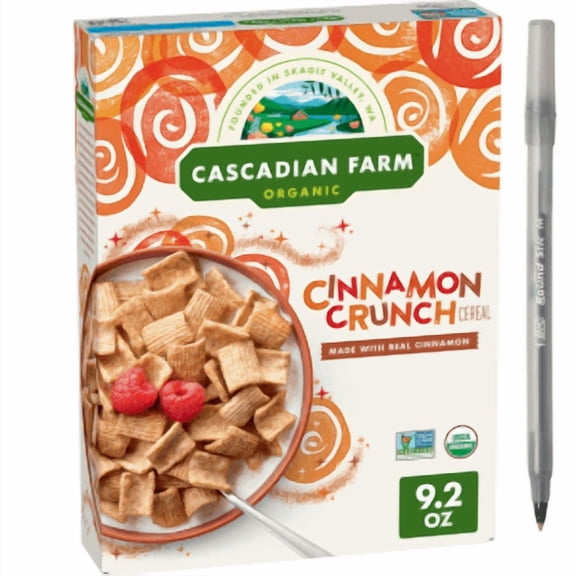 Cascadian Farm Organic Cinnamon Crunch Cereal