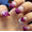 C, variant on YTTAL(Buy 2 Get 1 Free)Colorful Cracked Texture Short Oval Press On Nails - 24PCS Reusable Fake Nails , Salon Quality Manicure Kit for Women