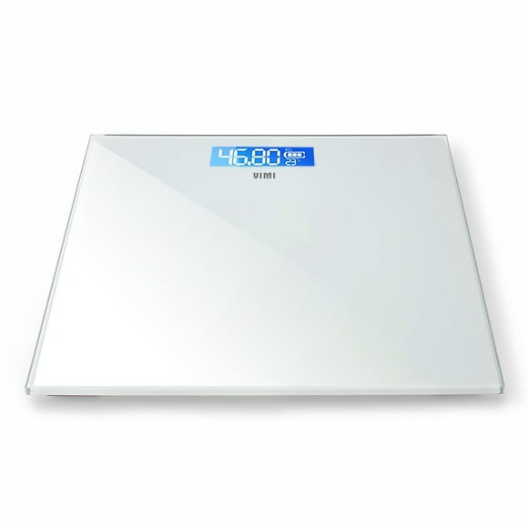 Báscula Digital Cuadrada Vimi De Cristal Templado Para Hasta 180 Kg