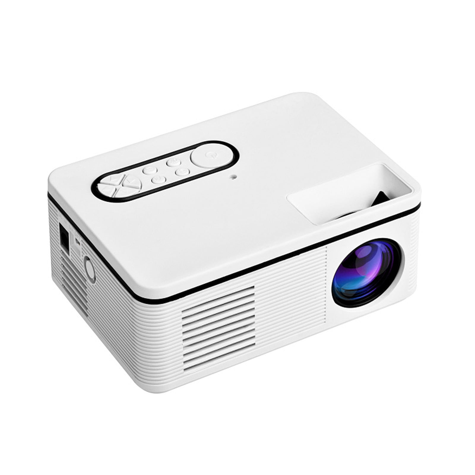 GFHFHITJ HD 1080P 60” Portable Home Movie Video Projector W/built In Speaker