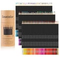 thumbnail image 1 of Soucolor 72-Color Colored Pencils, Soft Core, Art Coloring Drawing Pencils for Adult Coloring Book, Sketch,Crafting Projects (72-Colors) 72-color holder, 1 of 2