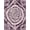 Purple, Pattern 1, variant on ODIKA 2'x3' Ultra-Soft Accent Mat, Dye Tie Mystic Ornate Scrolls Mirrored Symmetrical Purple None Washable, Bare feet friendly, Easy Care Indoor rug for Bedside, Footrest