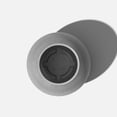 thumbnail image 4 of Veradek Strata Series Sphere Plastic-Stone Round Planter - Gray, 4 of 9
