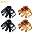 thumbnail image 1 of Dsseng 4Pcs No-Slip Grip Hair Claw Clips  Octopus Clip  Claw Hair Clip, 1 of 1