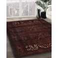 thumbnail image 3 of Ahgly Company Machine Washable Indoor Rectangle Traditional Night Red Area Rugs, 2' x 5', 3 of 7