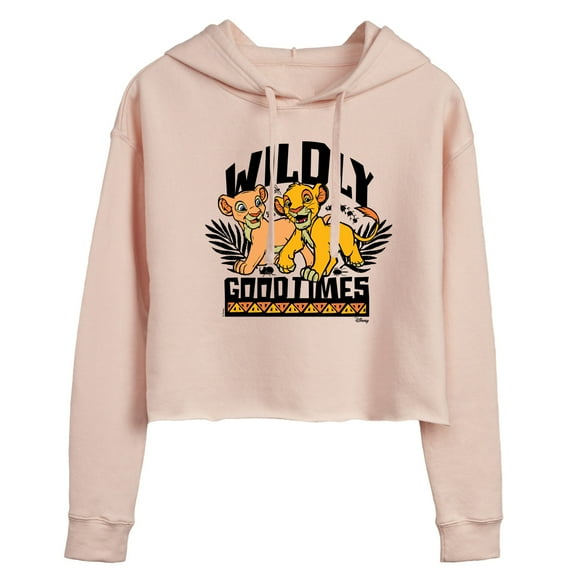 Disney - The Lion King - Wildly Good Times - Juniors Cropped Pullover Hoodie